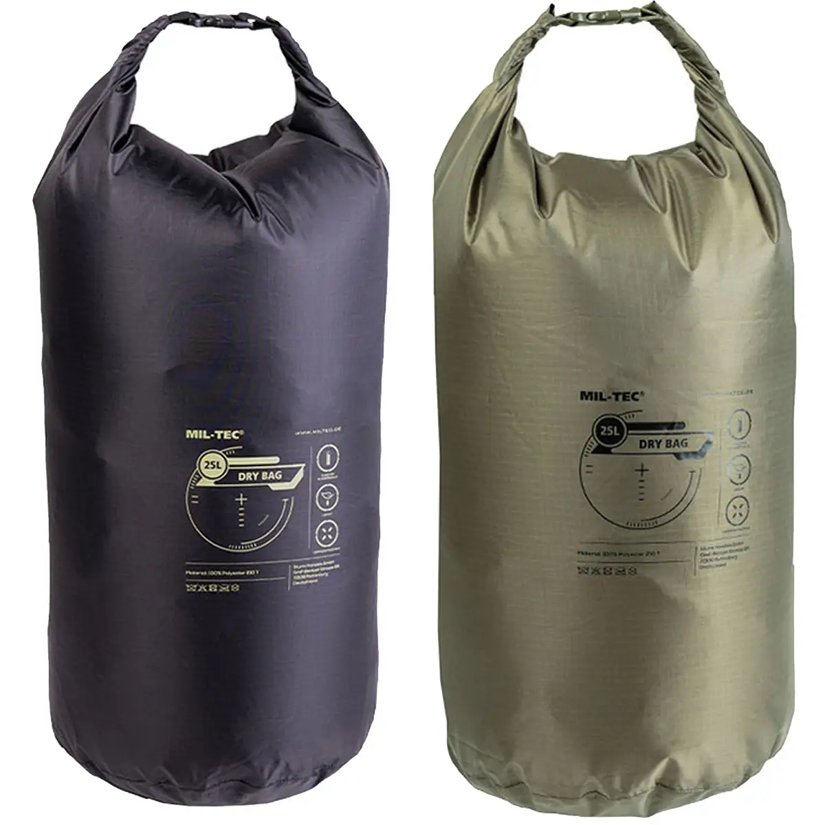 Dry Bag 25 L versch. Farben