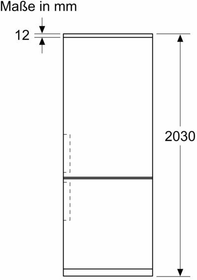 BOSCH Kühl-/Gefrierkombination KGN49AIBT, 203 cm hoch, 70 cm breit