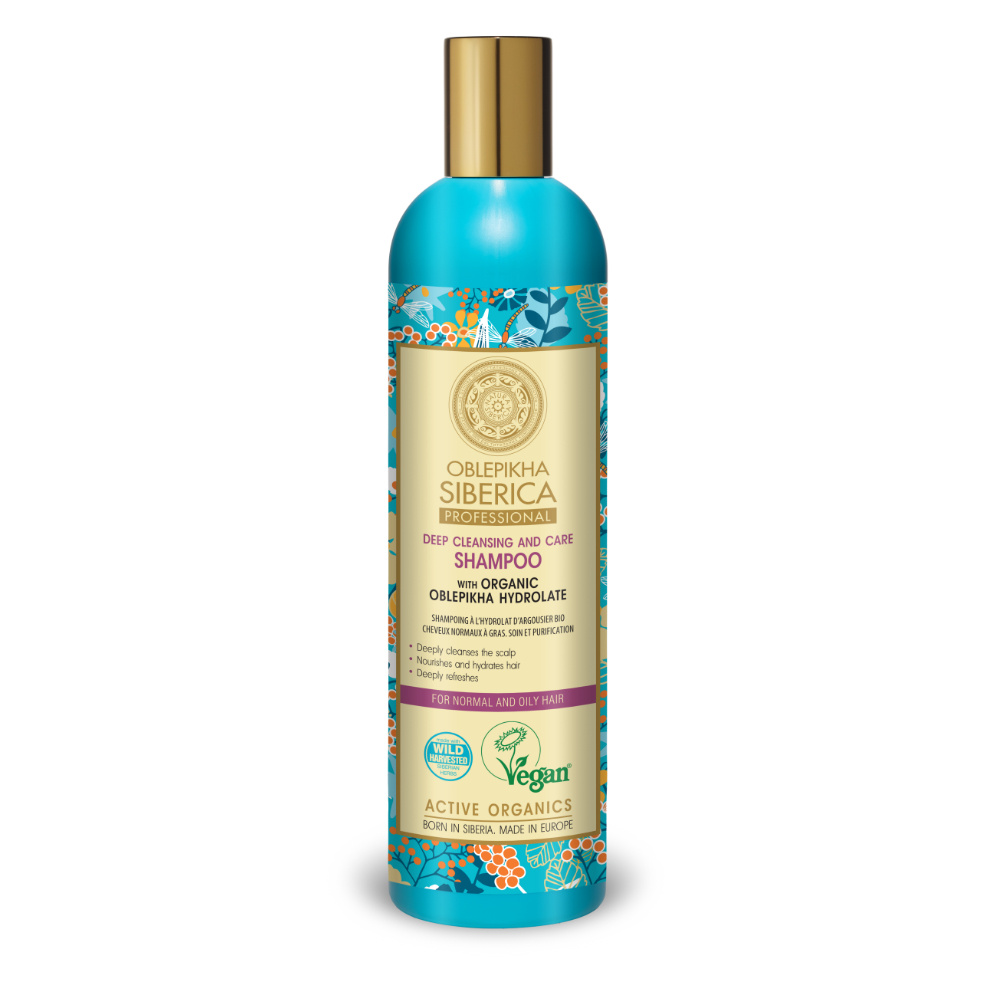 Natura Sibérica Shampoing Purifiant à l'Argousier Shampoing Cheveux Gras