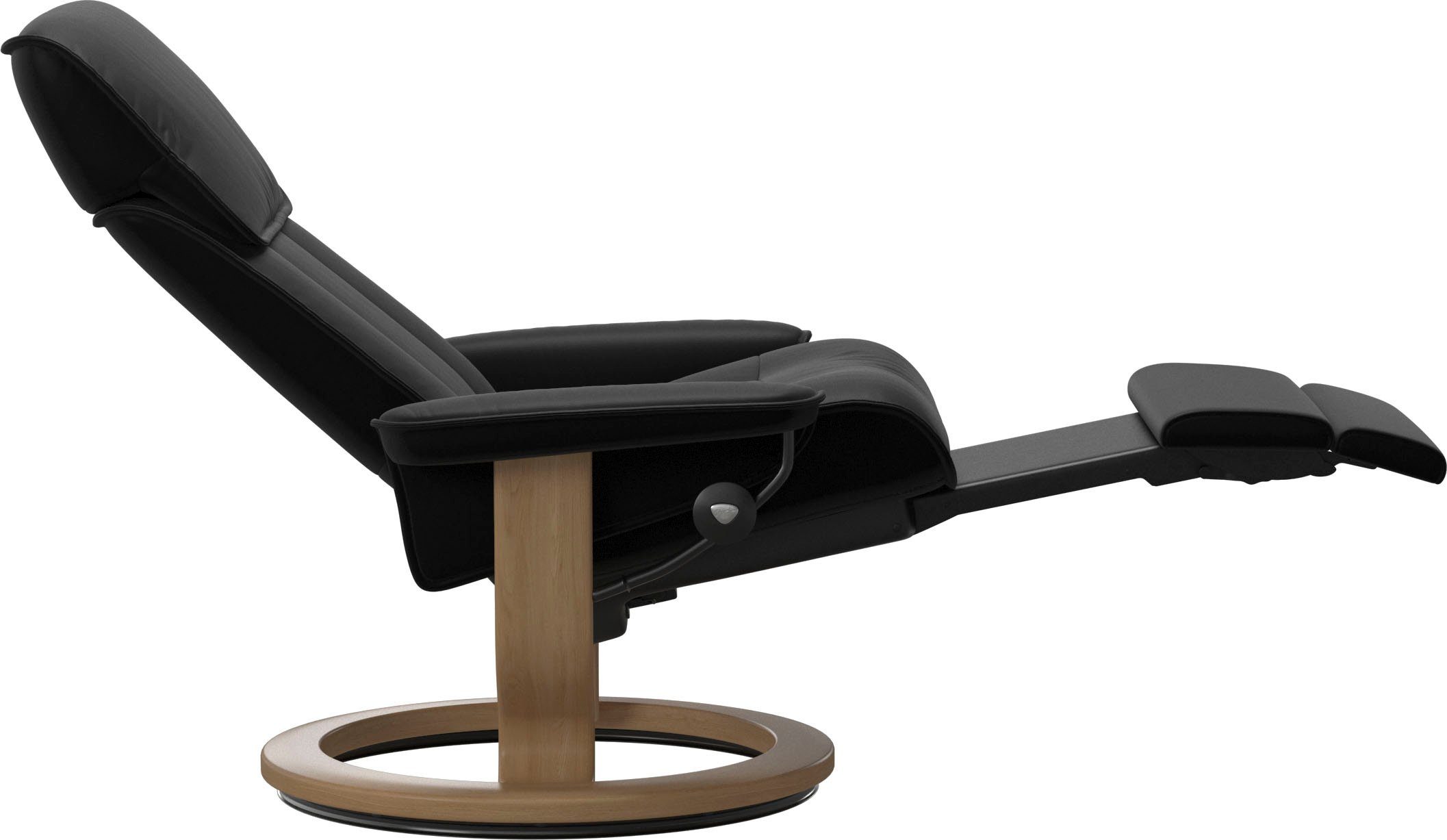 Stressless® Relaxsessel Admiral, verstellbar, optional 2-motorisch, Größe M & L, Gestell Eiche