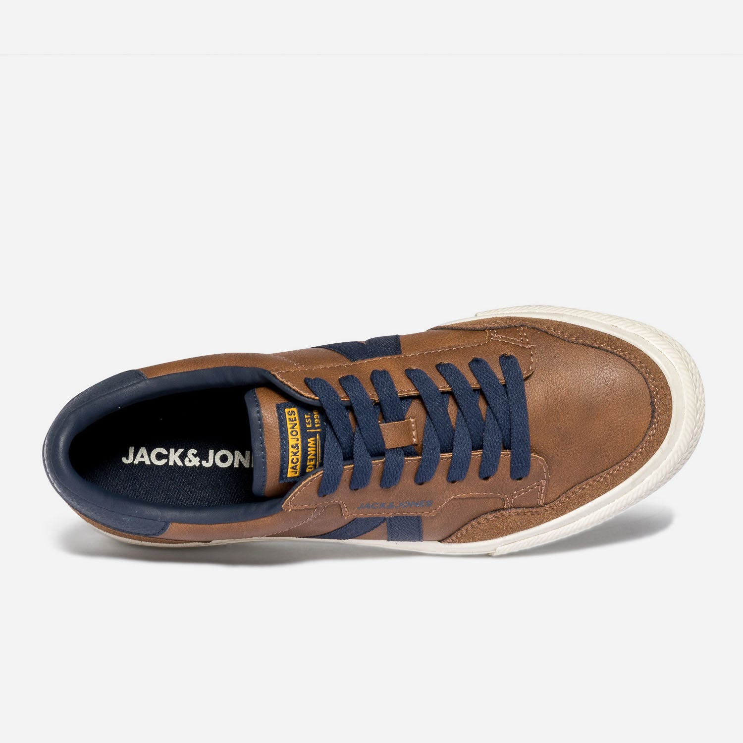 Tennis JACK&JONES cognac et marine