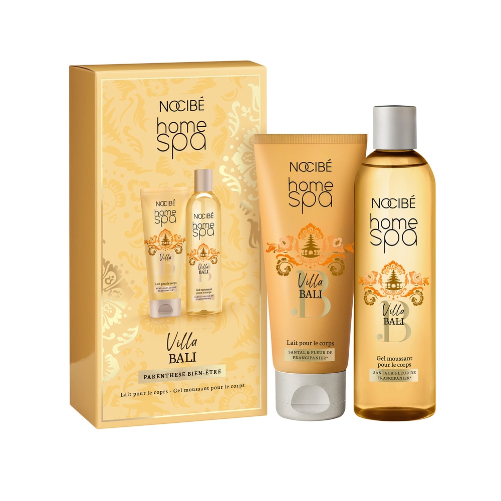 Nocibé Home Spa - Coffret Villa Bali Parenthèse Bien-être Lait corps & mousse de douche