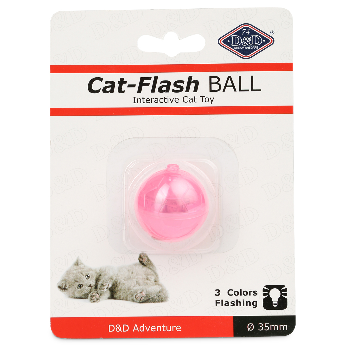 D&D Katzenspielzeug Flash-Ball rot günstig kaufen