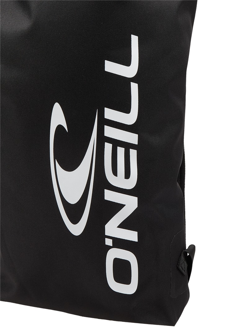 Rucksack mit Logo - wasserdicht in schwarz