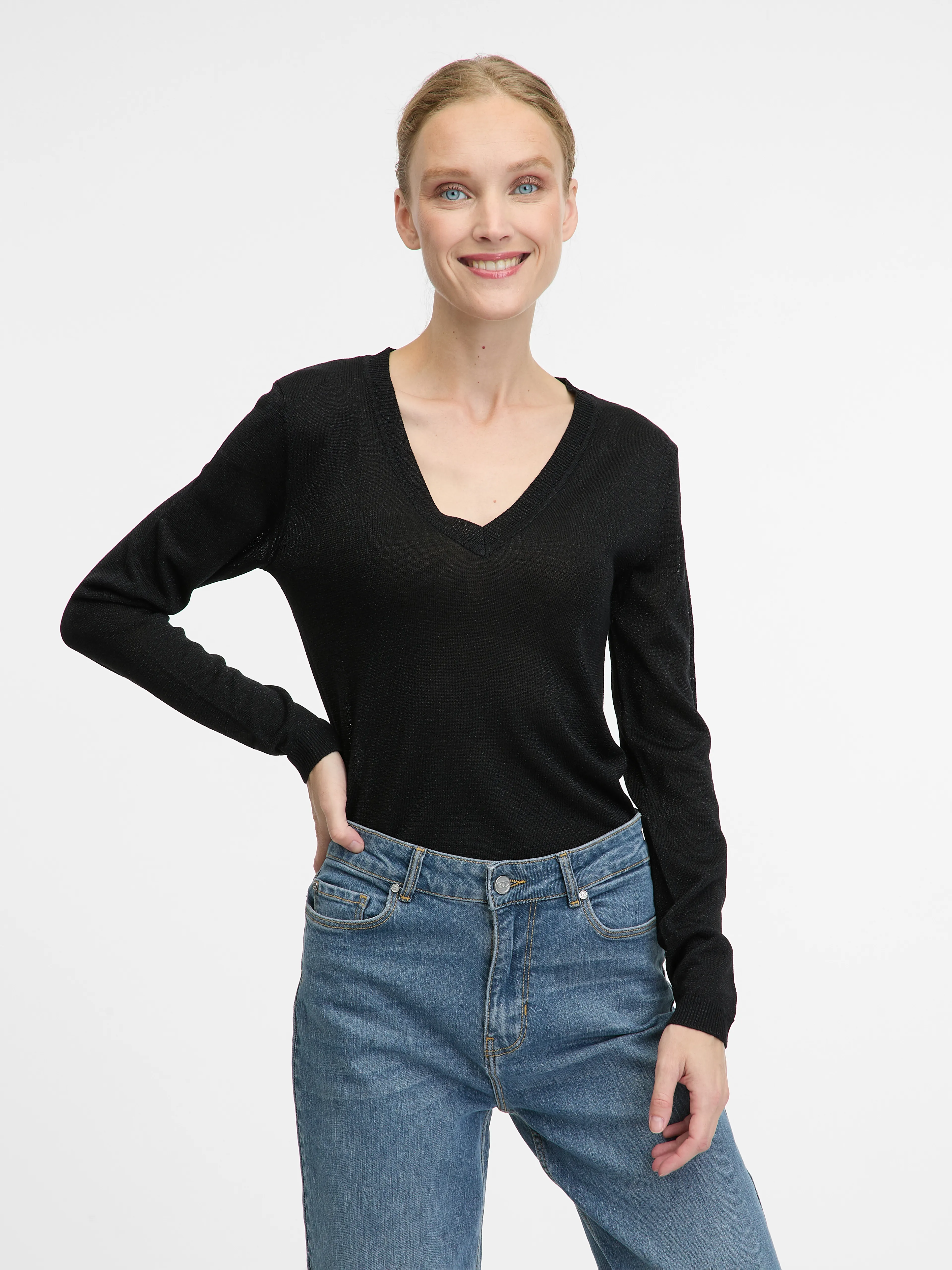 Schwarzer Damenpullover ORSAY