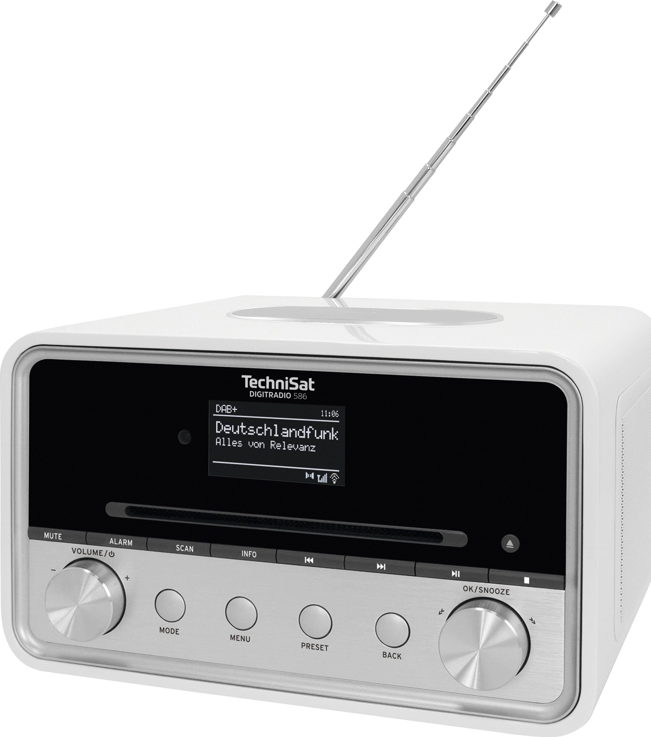 TechniSat DIGITRADIO 586 Radio (Digitalradio (DAB), Internetradio, UKW mit RDS, 20 W)