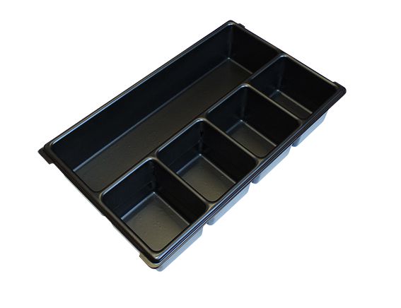 L-Boxx 6100000148 XL-BOXX Deleinnsats med 5 rom BSS