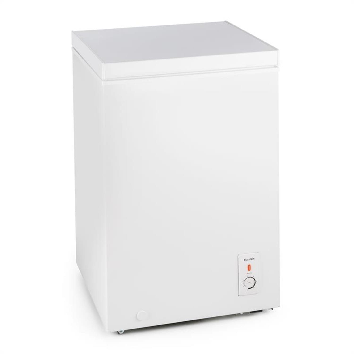 Klarstein Gefrierschrank HEA9-Iceblokk-100 10029353A, 84.5 cm hoch, 54.5 cm breit, Tiefkühlschrank freistehend Gefriertruhe Gefrierschrank groß Kühltruhe