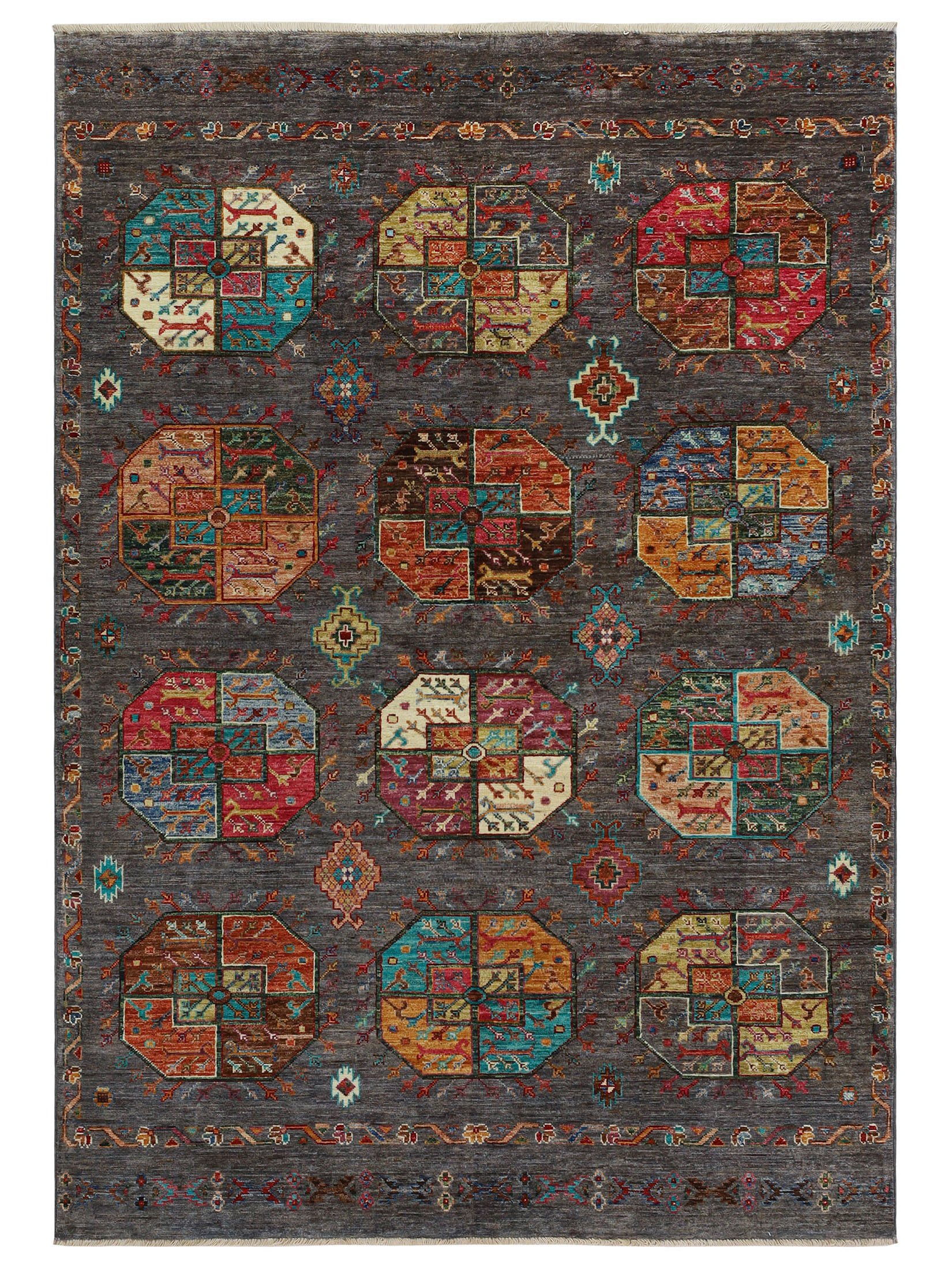 Buchara Ghazni ca. 152 x 215 cm, Unikat / Einzelstück