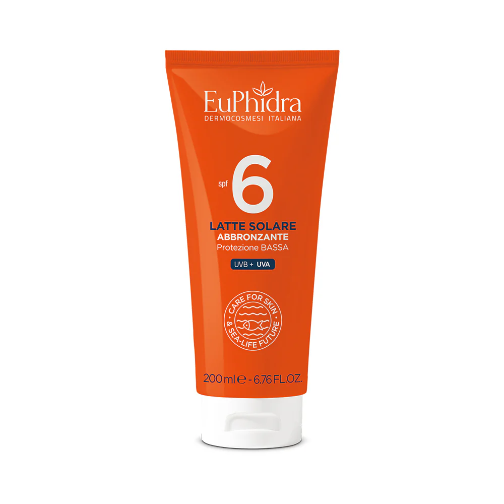Lapte solar bronzant cu protecție solară SPF6 - Lapte solar de corp cu protecție redusă.