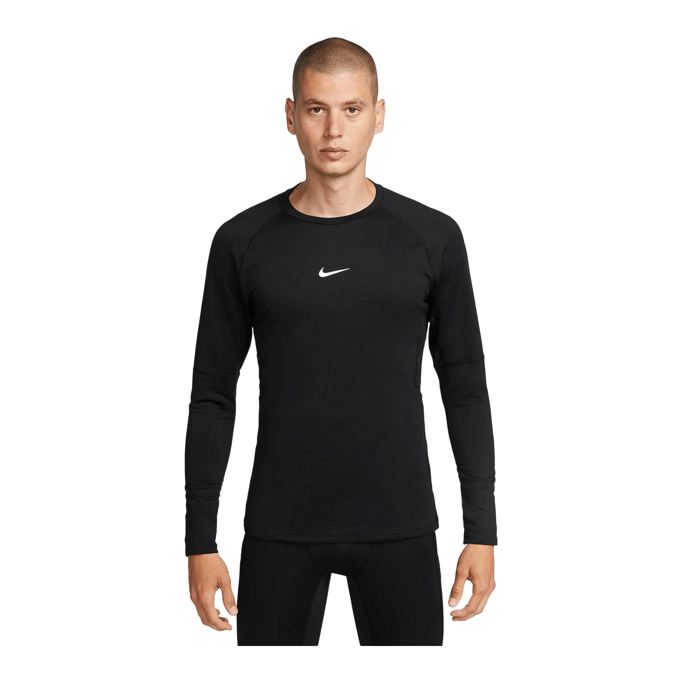 Nike Pro Warm Sweatshirt Schwarz F010