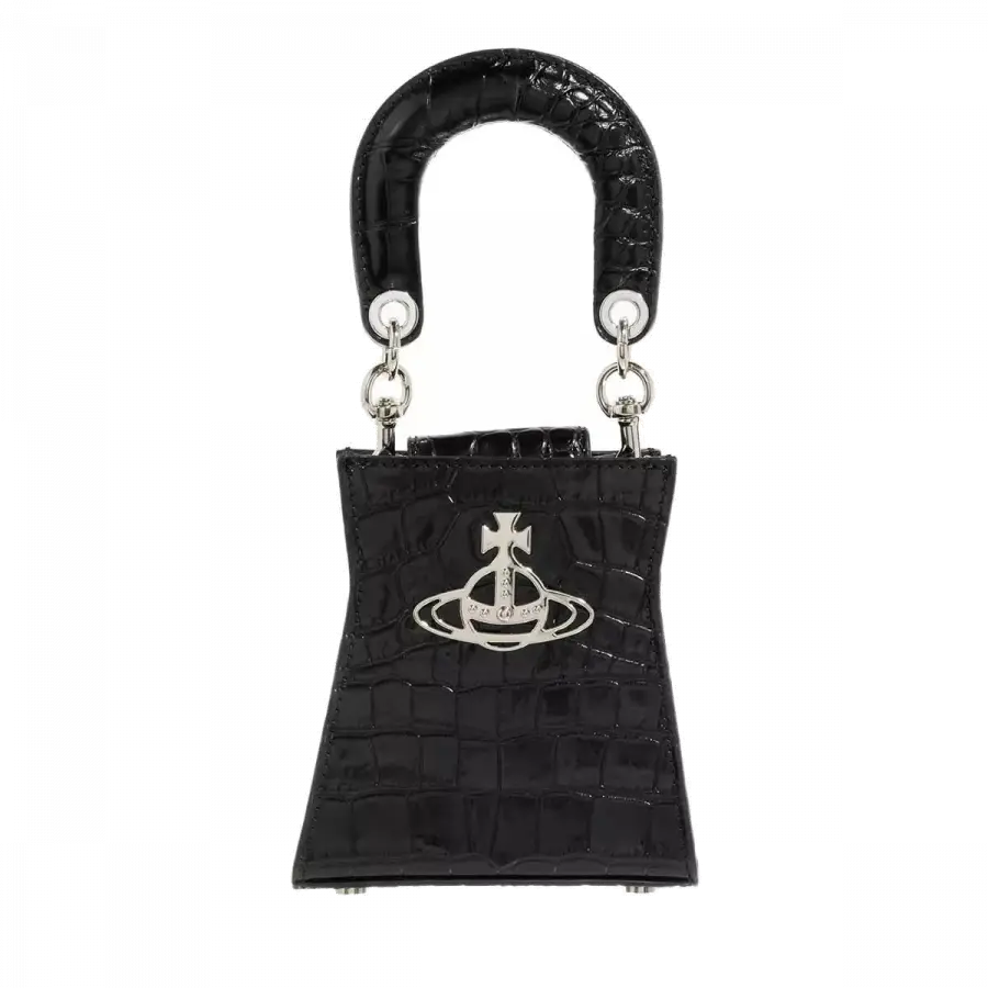 Vivienne Westwood - Vivienne Westwood Handle Bags Leder Black - schwarz
