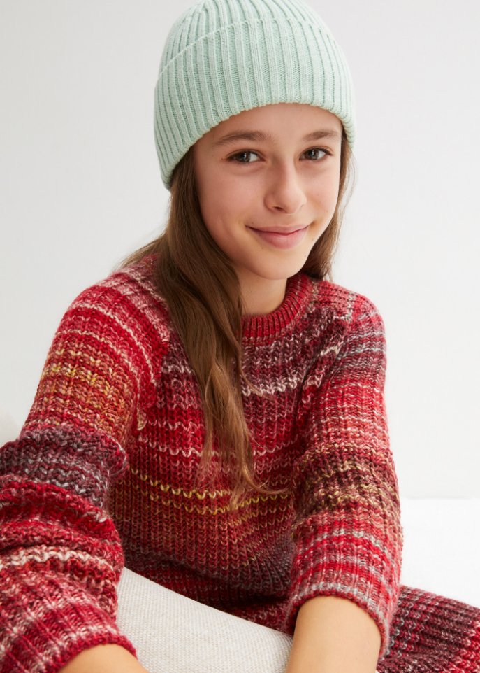 Mädchen Strickkleid