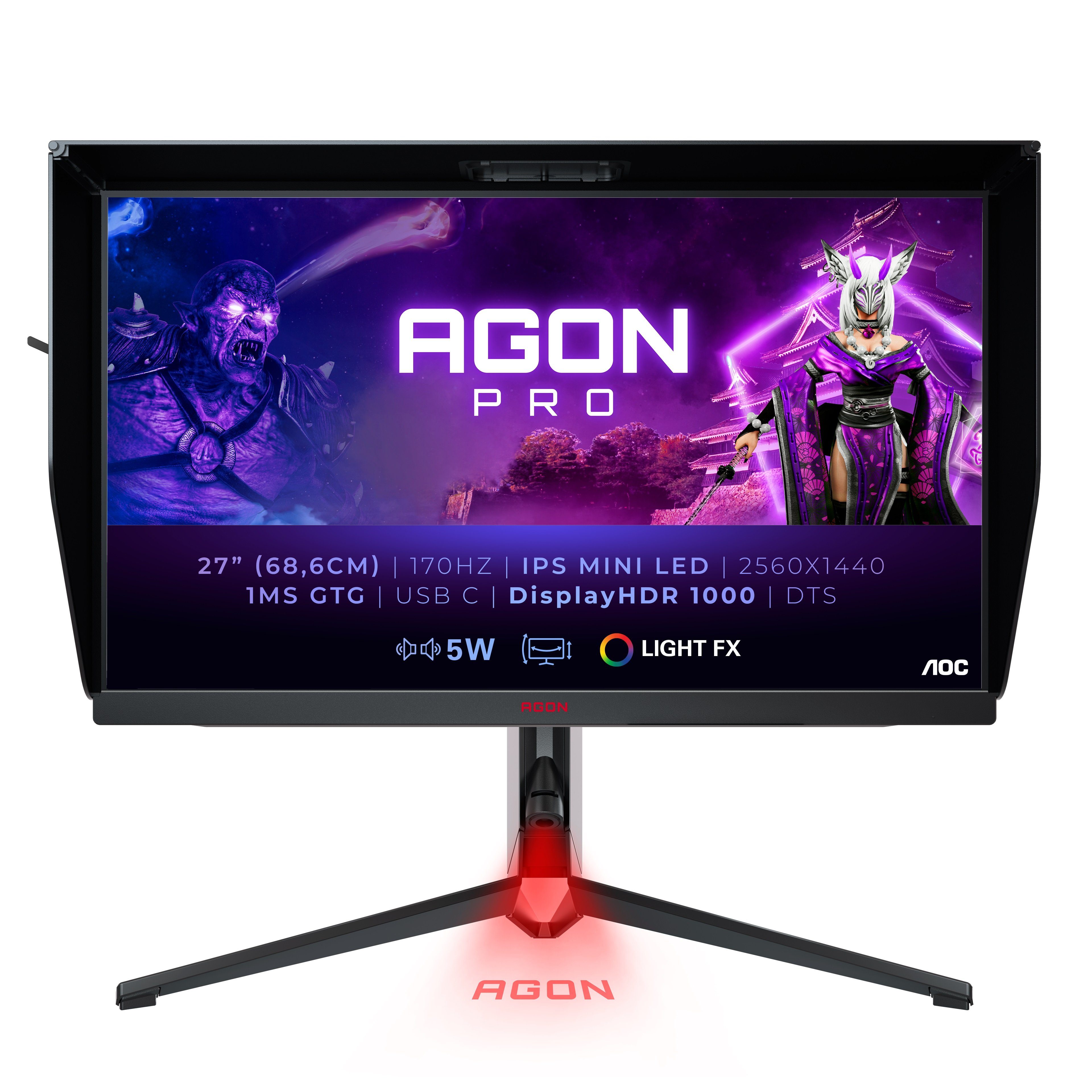 AOC AG274QXM Gaming-Monitor (68,6 cm/27 