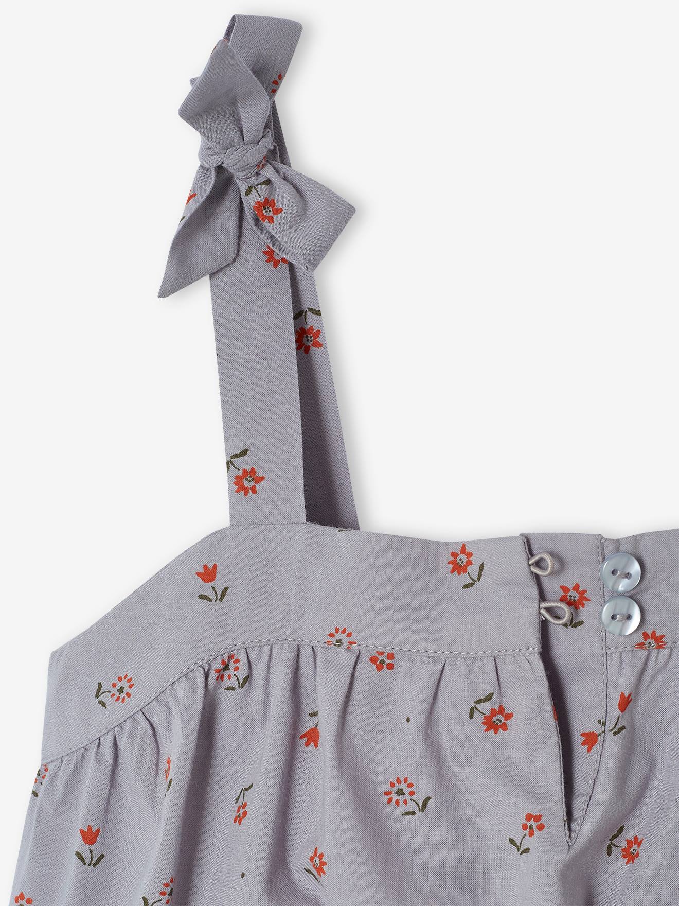 Vertbaudet Mädchen Bluse - graublau