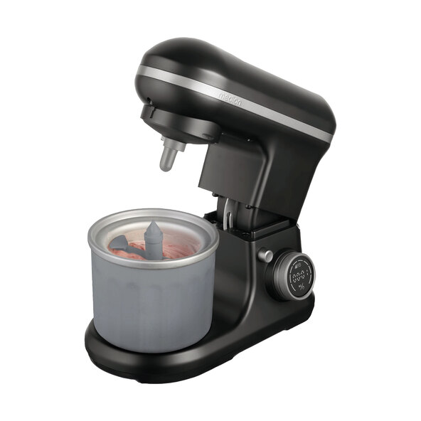Küchenmaschine Digital mit Eisschüssel, schwarz (MD 18420)