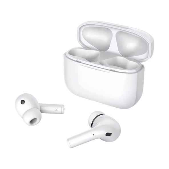 In-Ear-Kopfhörer und Bluetooth Speaker, blau