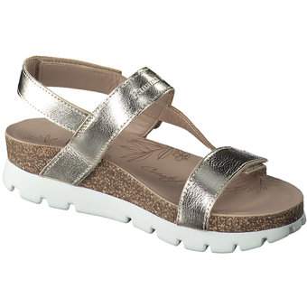 Panama Jack Selma Shine Sandale in gold