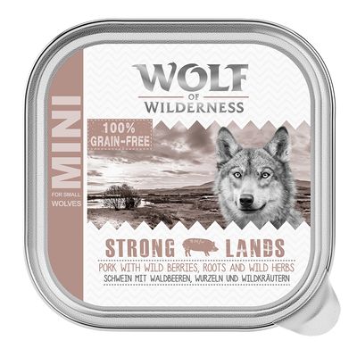 Wolf of Wilderness MINI Adult 6 x 150 g Schale - Single Protein