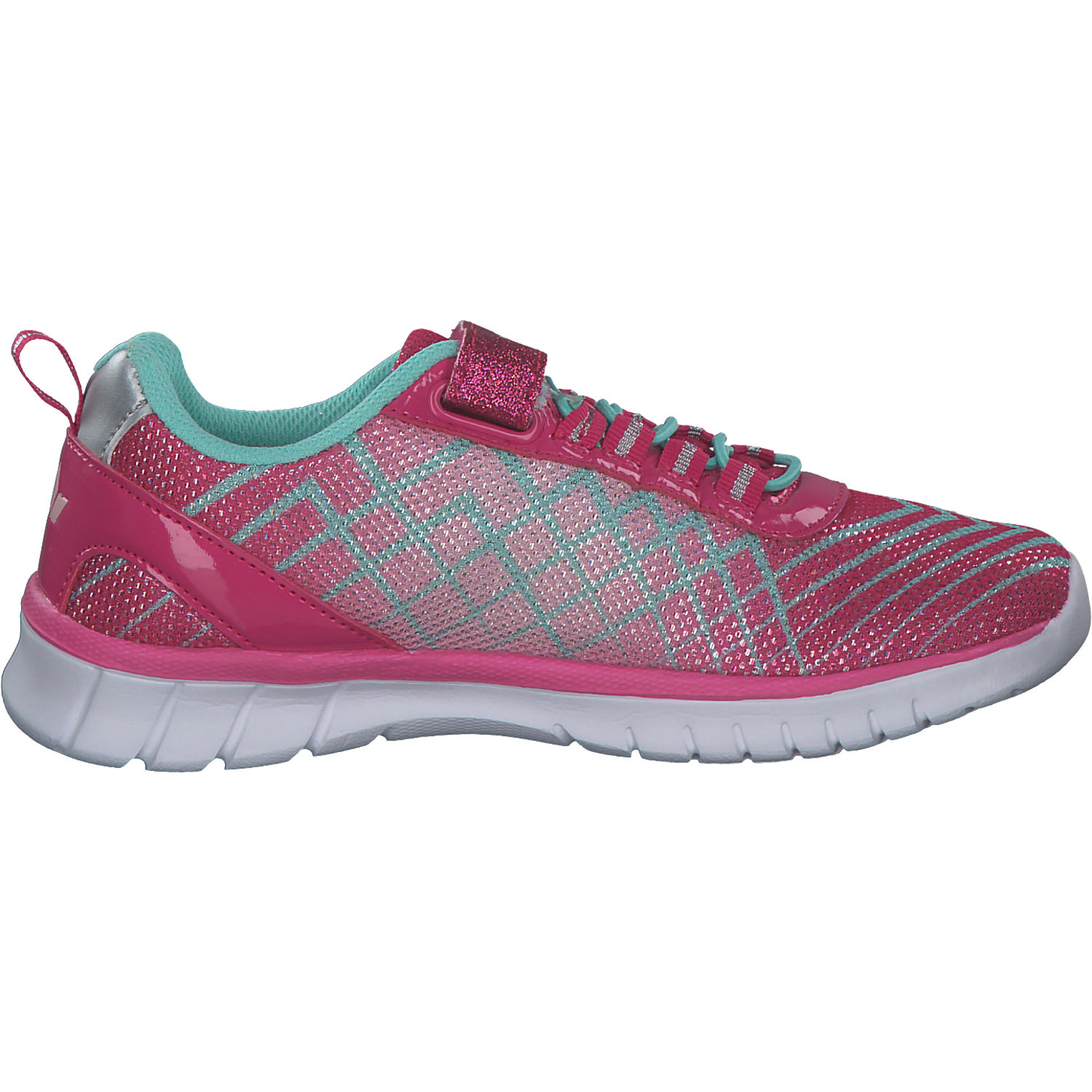 Geka Lenja VS, Sneakers Low, Kinder, pink/rosa/tUErkis
