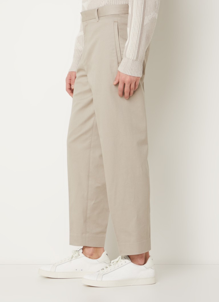 Emporio Armani Tapered fit chino ar steekzakken