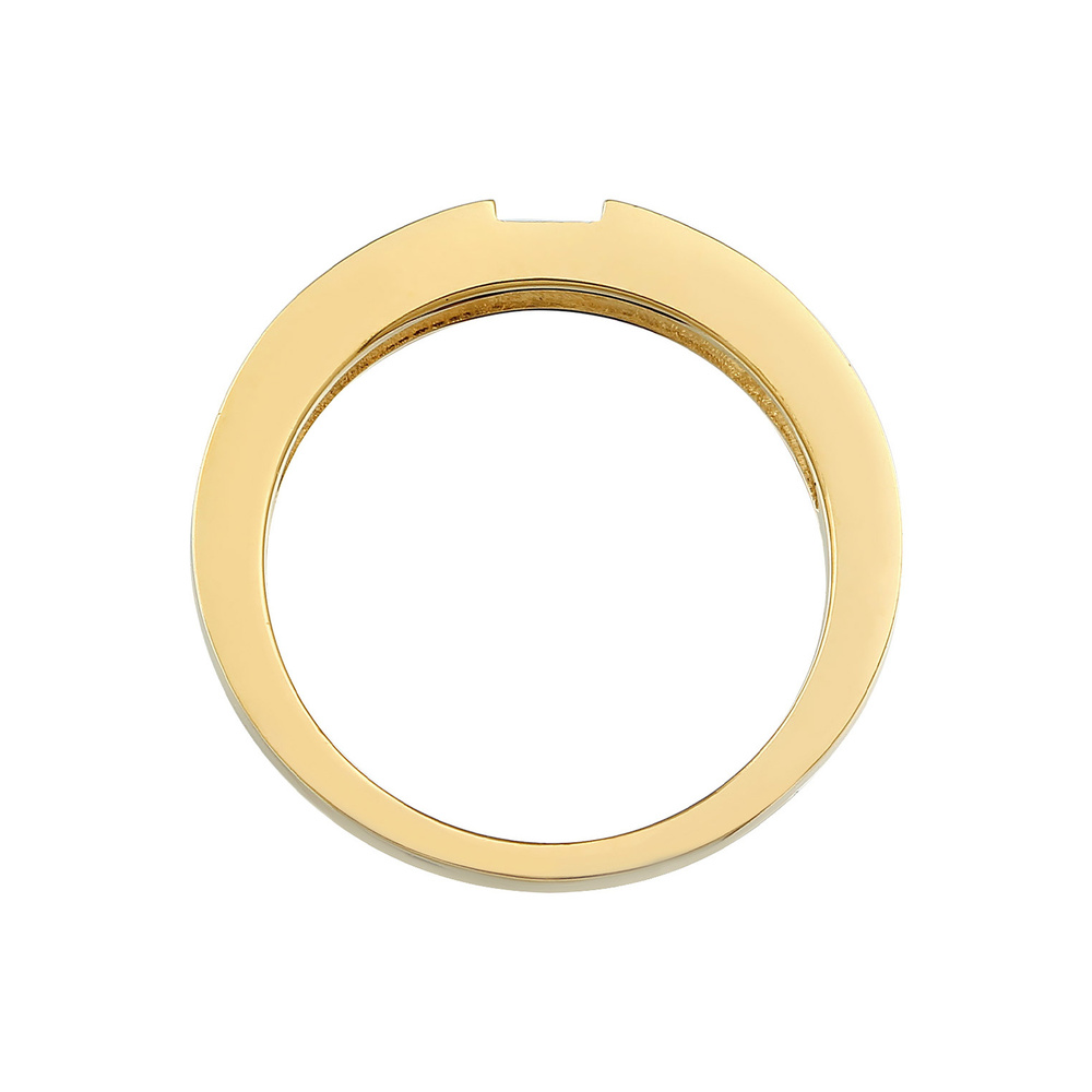 Elli Elli Bague Bague pour dames en argent sterling 925 : étroit, basique, minimal et  Bague