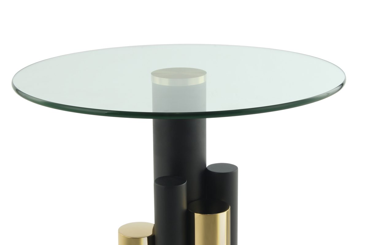 Kayoom Beistelltisch Ontario 225 Gold / Klar