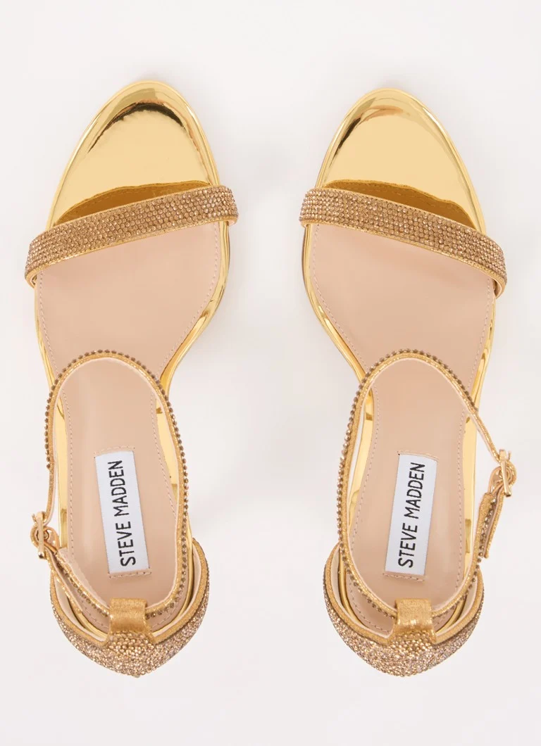 Sandálias Steve Madden Tecy com strass