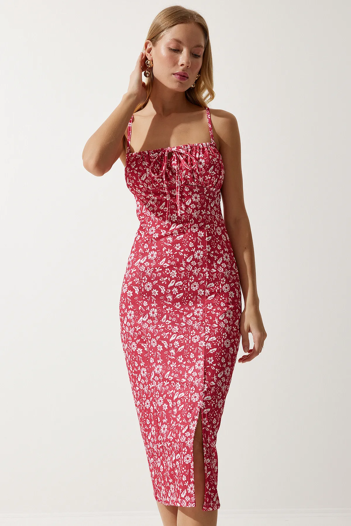 Happiness İstanbul  Kleid - Rosa - Bodycon