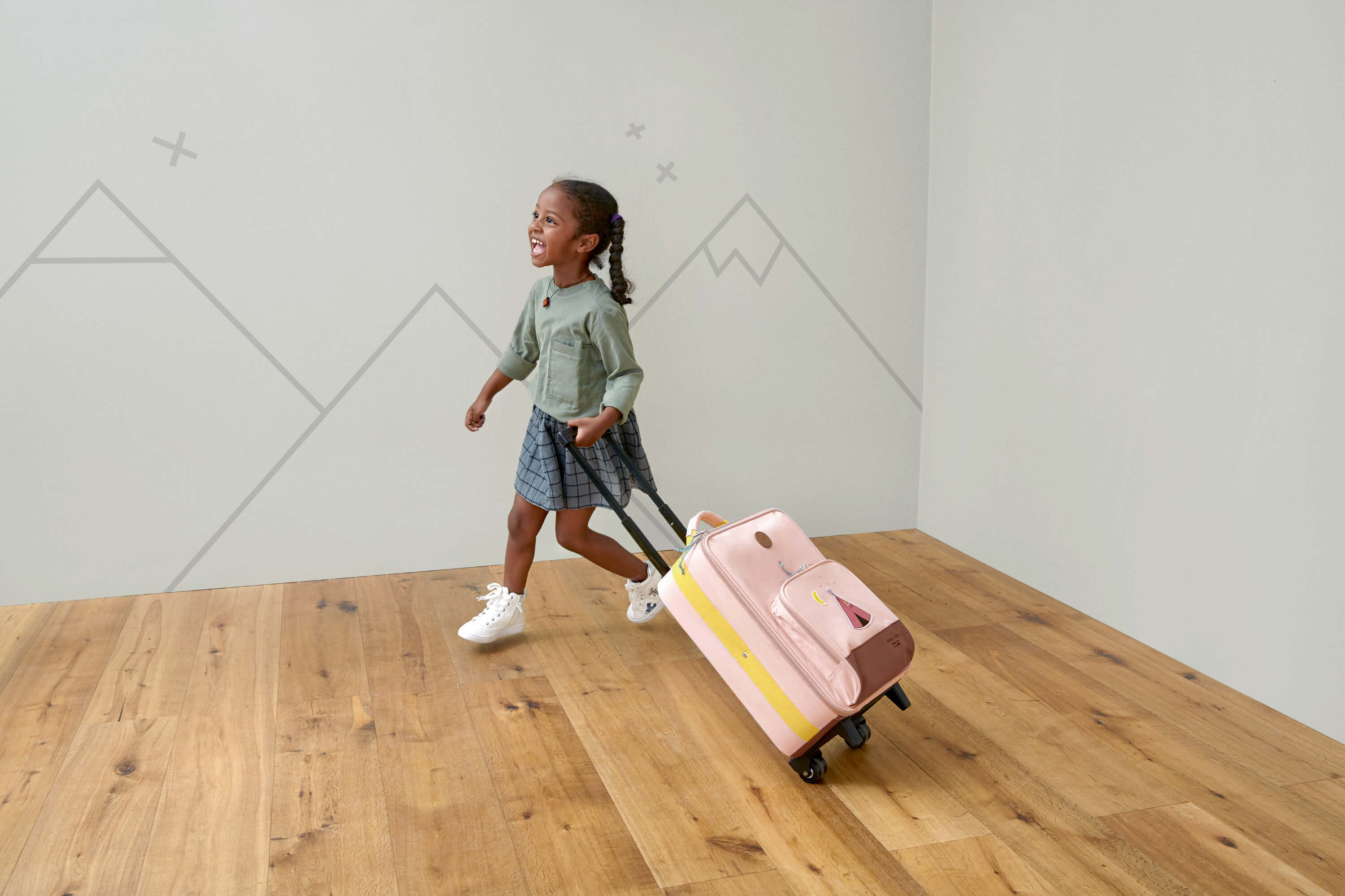Kinderkoffer - Trolley, Adventure Tipi