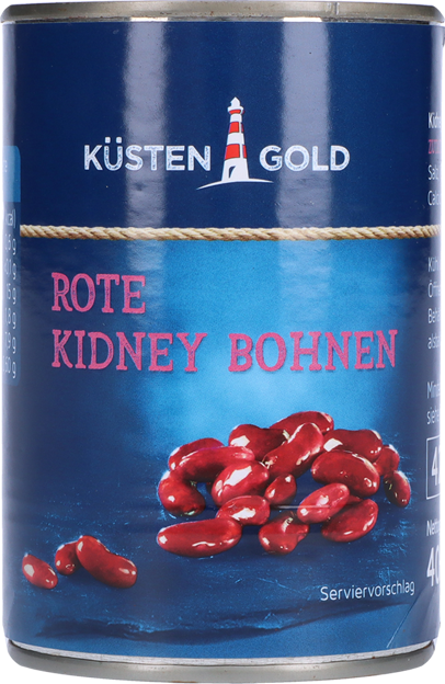 Küstengold Rote Kidney Bohnen