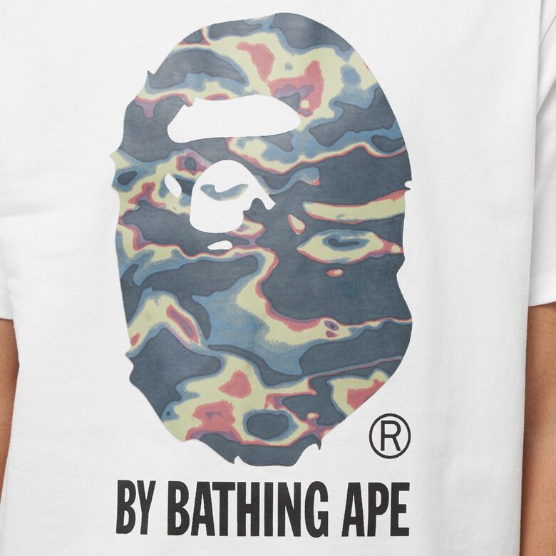 A Bathing Ape Bape Thermography By Bathing Ape Tee M white