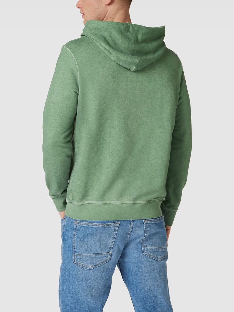 Hoodie mit Känguru-Tasche Modell 'SOHO HOODY' in olivgrün