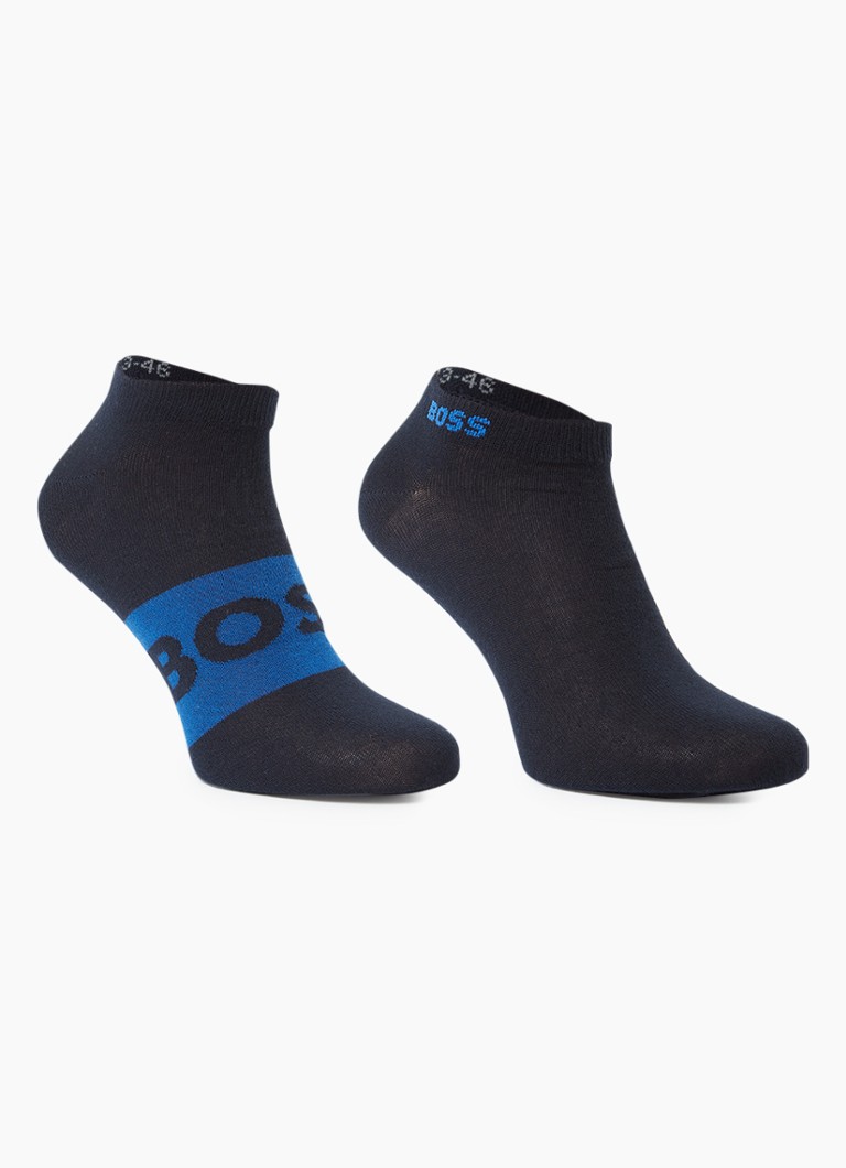 Șosete cu logo HUGO BOSS, set de 2
