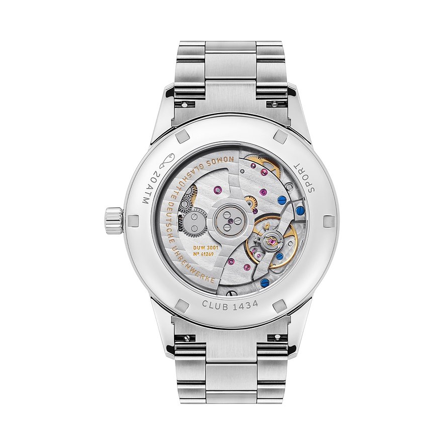 Nomos Glashütte Unisexuhr Club Sport neomatik 39 Ember