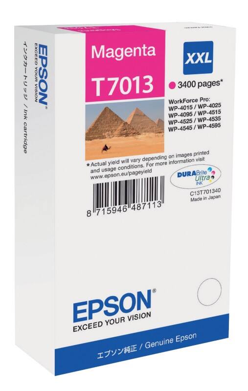 Epson T7013 Original Tintenpatrone C13T70134010 Magenta