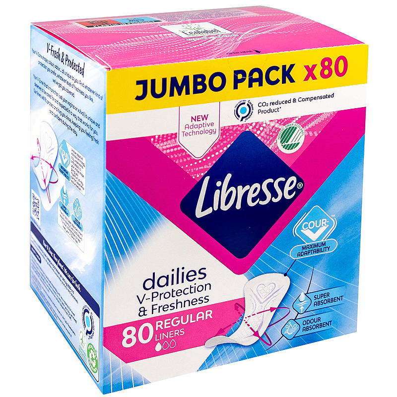 Libresse Libresse 80-pk truseinnlegg Normal