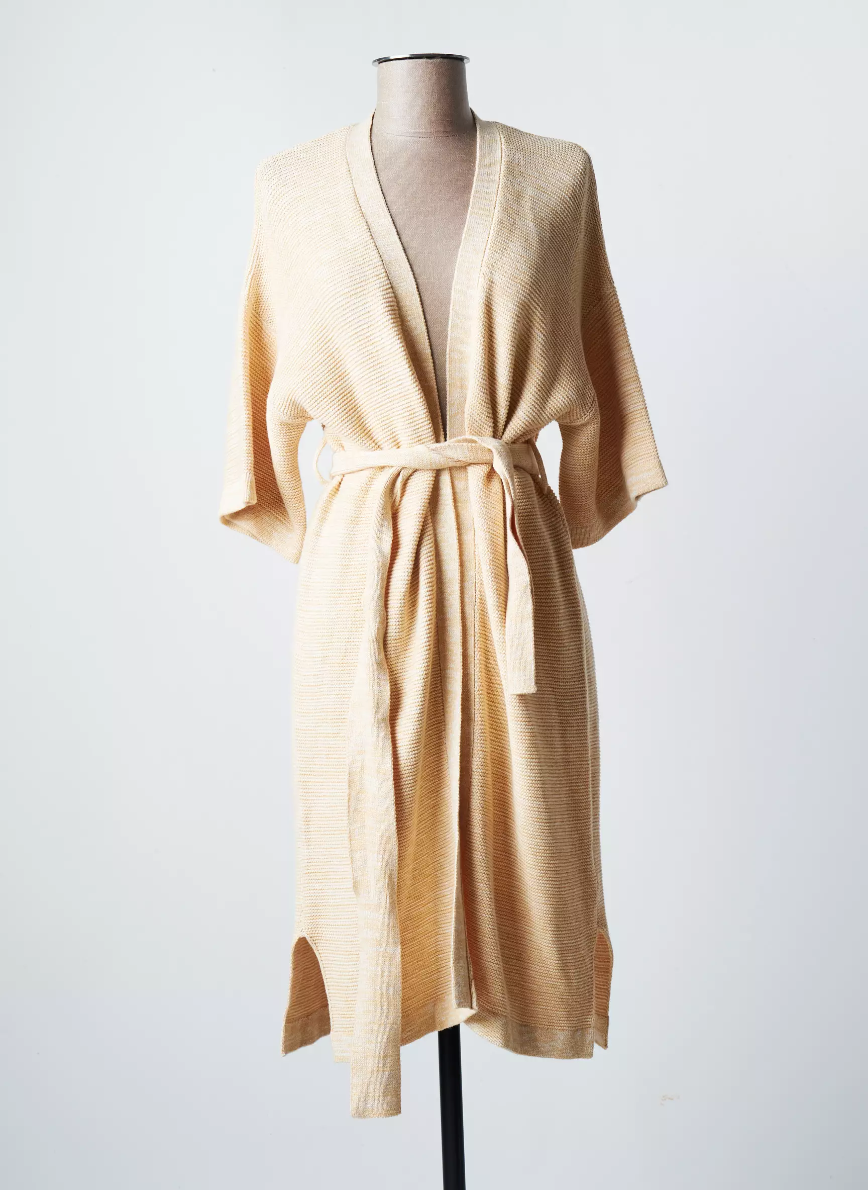 Tiffosi Gilets Manches Courtes Femme couleur beige