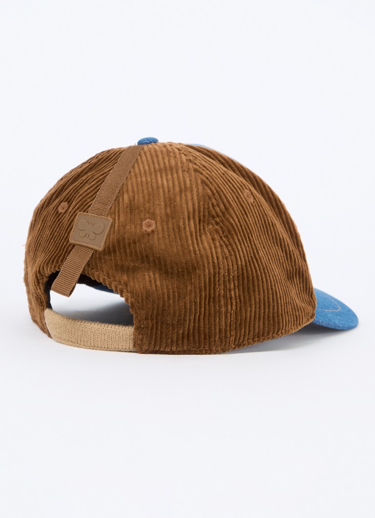 Cappellino MaxMare con logo e dettagli in denim.