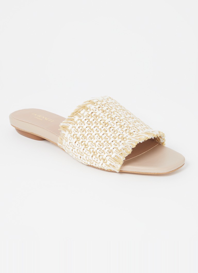 LKBennett Meera slipper with raffia details
