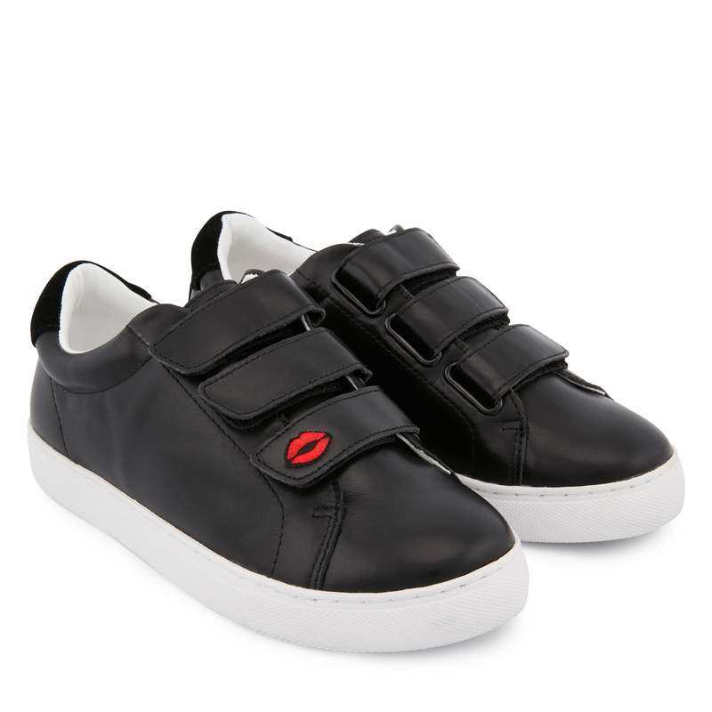 Baskets en cuir Edith legende noir