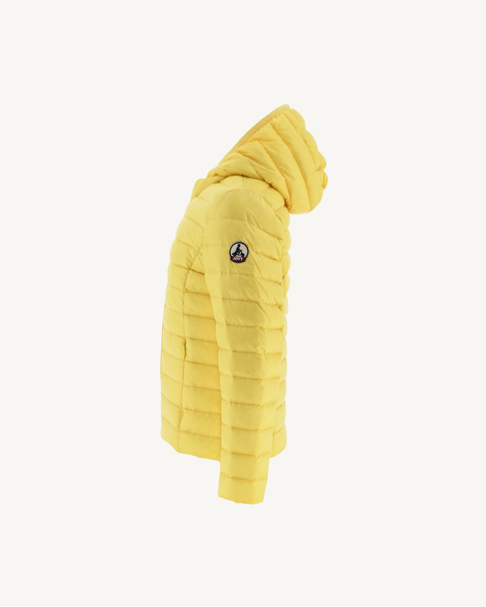 Doudoune légère à capuche enfant Jaune clair Carla