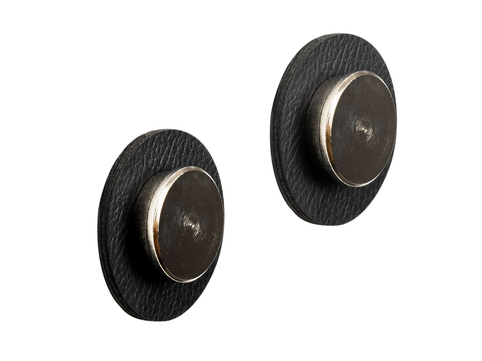 Silwy Smart 2er Set Magnet-Pins inkl. schwarzes Metall-Nano-Gel-Pads