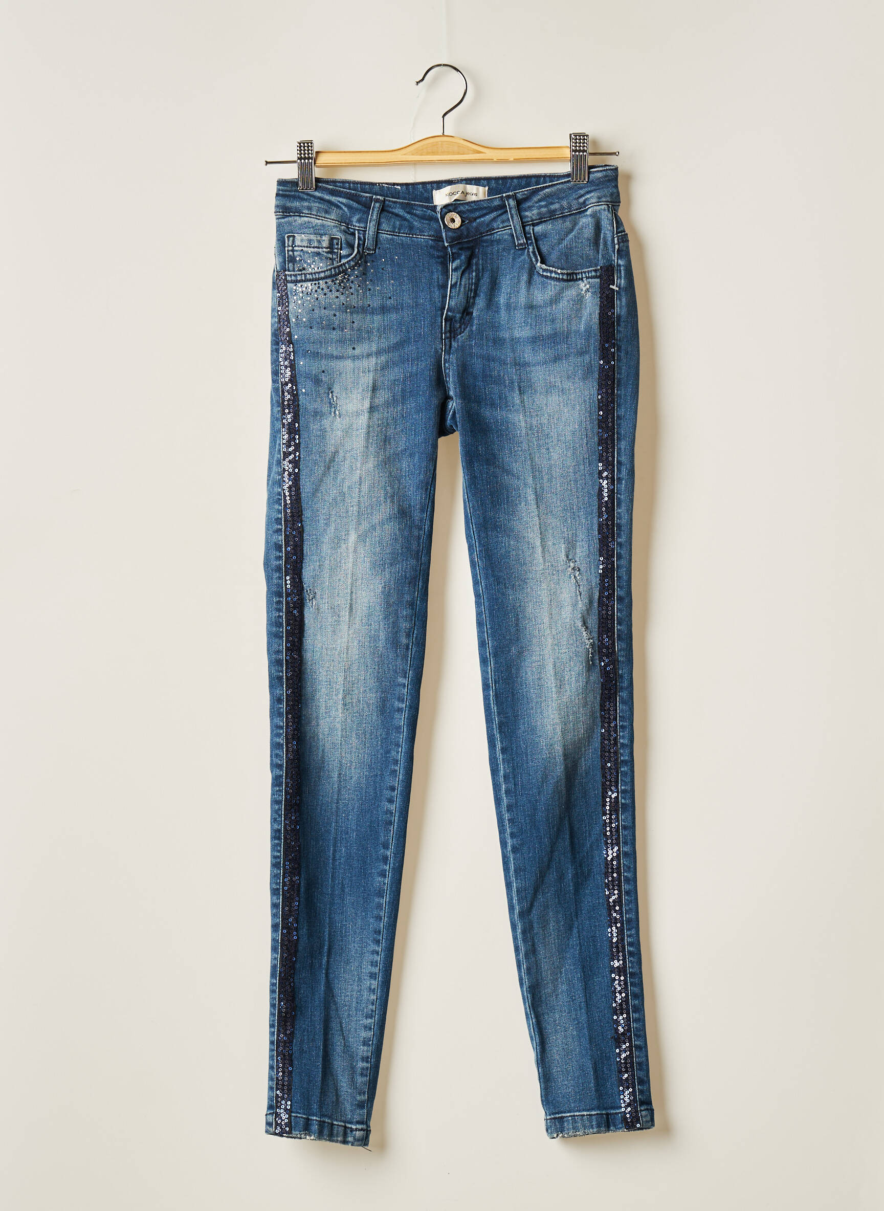 Kocca Jeans Skinny Femme couleur bleu