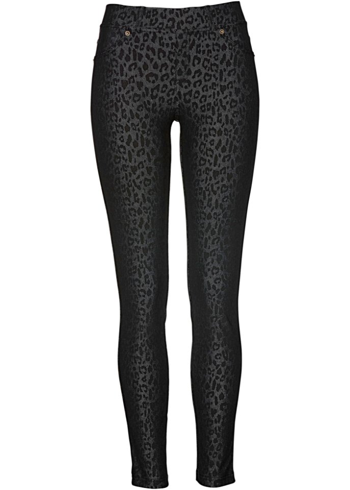 Jeggings mit Leo-Druck