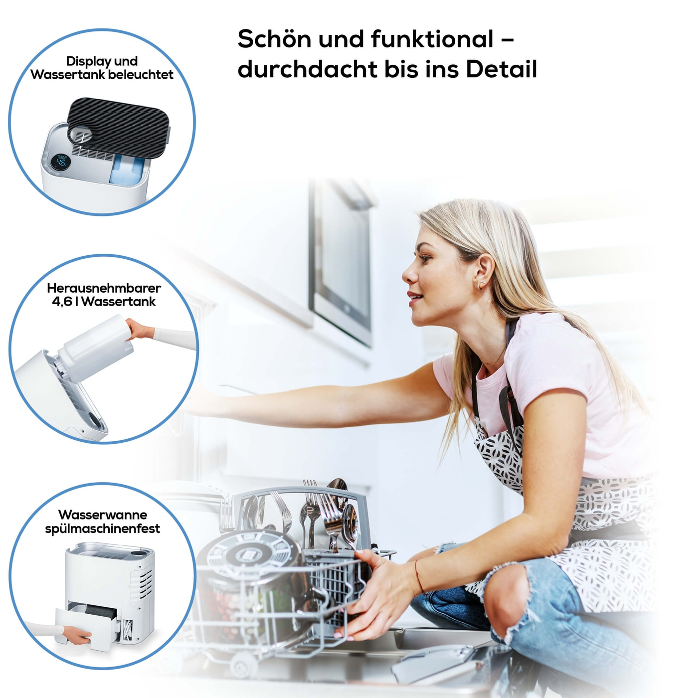 Beurer Komfort-Luftreiniger LR 330 2-in-1-Luftreiniger mit dreischichtigem Filtersystem & Luftbefeuchtung bis 35 m²