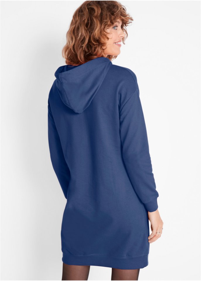 Sweatkleid mit Kapuze