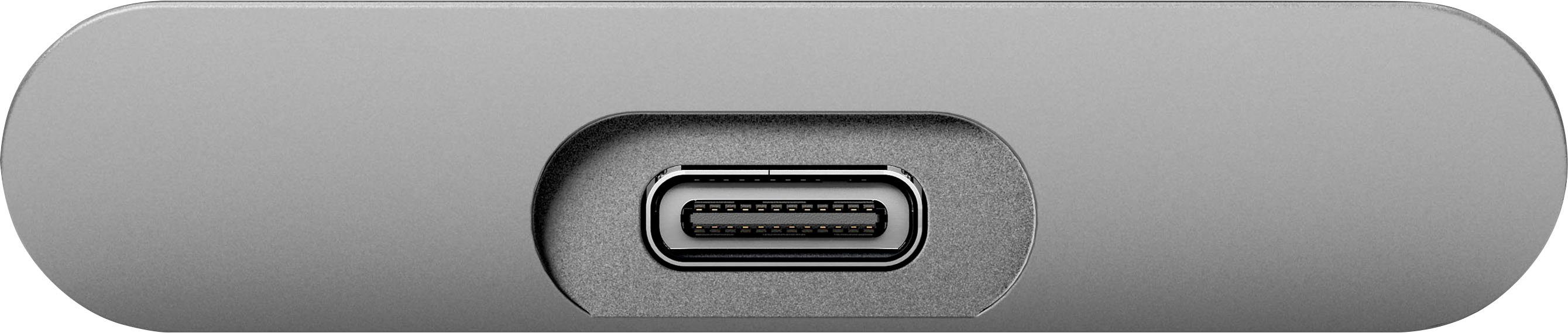 LaCie Portable SSD externe SSD (2 TB) 1050 MB/S Lesegeschwindigkeit, 1000 MB/S Schreibgeschwindigkeit
