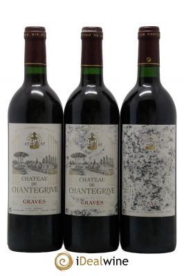 Château de Chantegrive  1992 - Lot de 3 Bouteilles