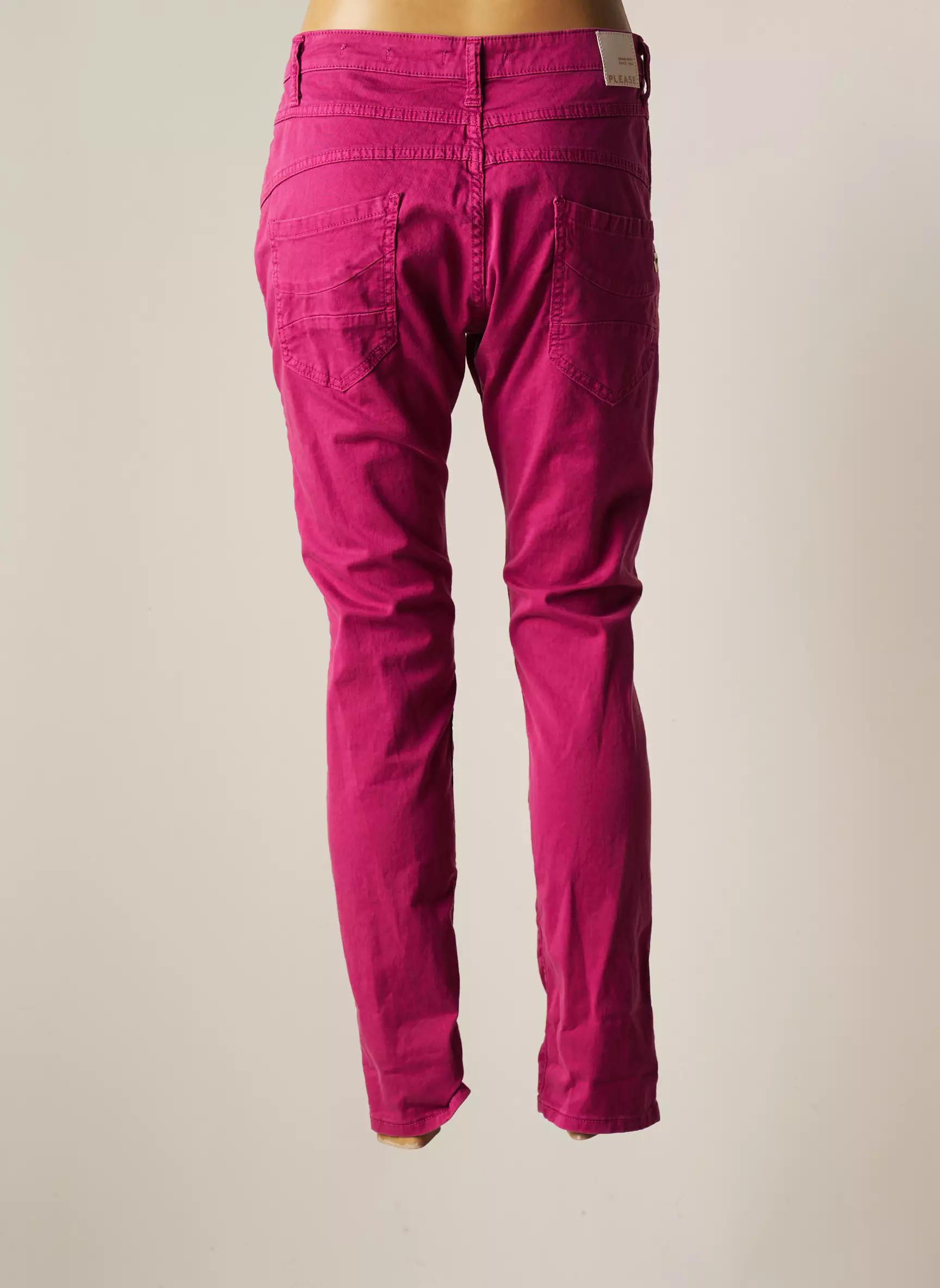 Please Pantalons Droits Femme couleur violet